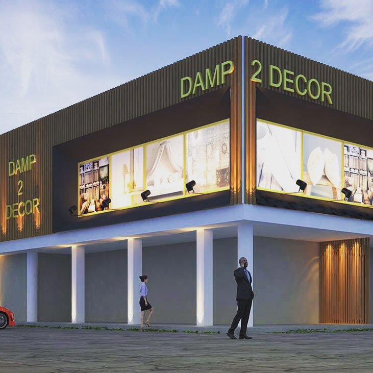 Damp2Decor showroom exterior